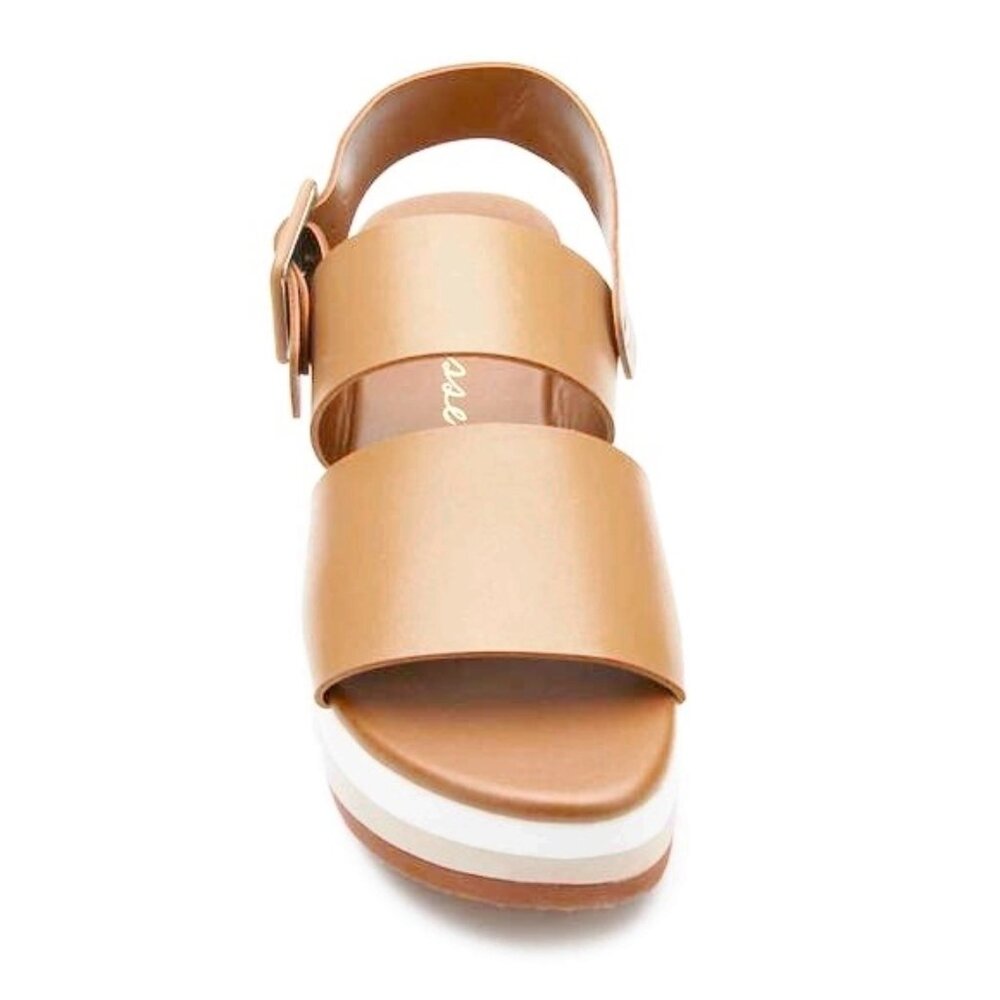 Matisse JAMs Double Strap Platform Sandal TAN New in Box - Picture 4 of 14